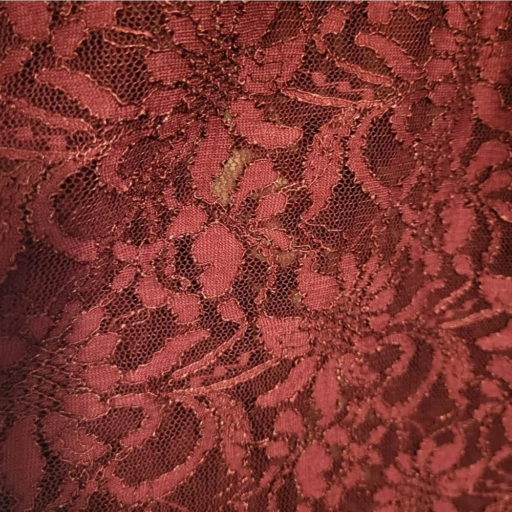 #66 Catherines Stunning Open Front Lace Dressy Cardigan, Plus Size 28W NEW - Picture 4 of 7